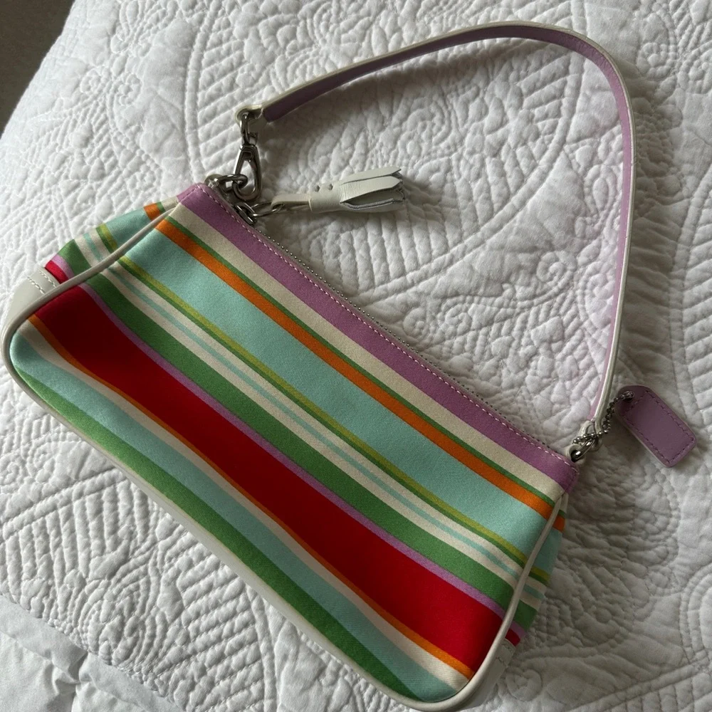 Coach Multicolor Striped Demi bag - Picture 2 of 9